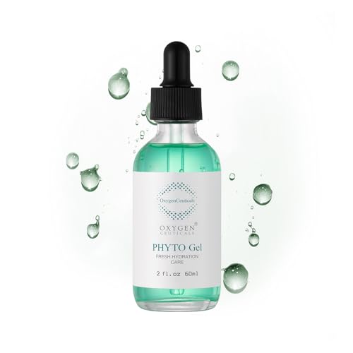 OxygenCeuticals Phyto Gel – Brightening & Soothing Korean Gel Serum with Niacinamide, Sodium Hyaluronate, Centella Root Extracts, Functional Radiance Suitable for Sensitive Skin. 2 fl.oz (60ml)