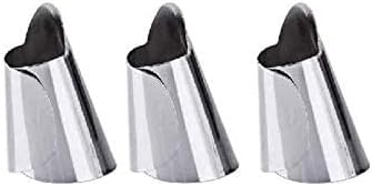 First Try Finger Guard|Stainless Steel Hand Protector Guard|Protector Kitchen Safe Slice Tool,Avoid Hurting|Cutter With Fruit&Vegetable Picking Plants Trim Set Portable Garden Tools - Pack Of 3