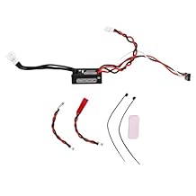 50A ESC for 1/24 1/18 1/16 RC Crawler Car with 2-3S Lipo Support 3A BEC Electronic Switch Smart Parameter Adjustment Dshot PWM Oneshot Multishot