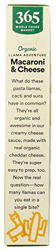 Image of 365 by Whole Foods Market, Macaroni And Cheese Shapes Organic, 6 Ounce (Pack of 4)