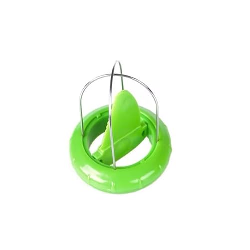 Pelapatate per kiwi, facile da afferrare, in acciaio inox, 2 in 1, per kiwi e kiwi, per kiwi, drago, ecc., grattugie, pelapatate e affettatrici (verde)