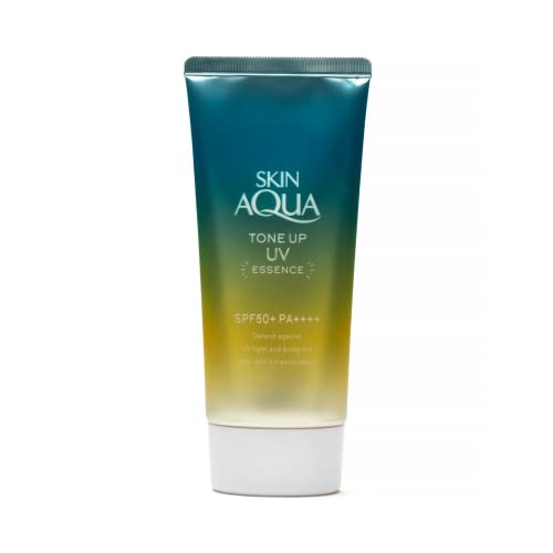SKIN AQUA® Tone Up UV Mint Green 80g Protetor Solar Facial FPS50 Uniformiza tons avermelha...