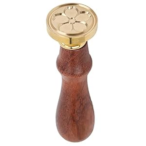 Lakzegelzegel, Lakzegelset Houten zegelzegel voor geschenkverpakkingen voor enveloppen Uitnodigingen