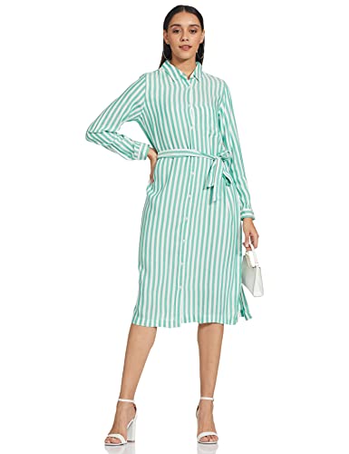 Image of Parx Women's Synthetic A-Line Knee-Length Dress