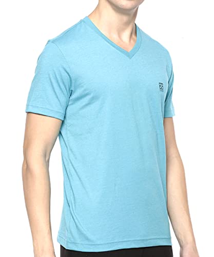 Image of F A S O Mens Organic Cotton V-Neck T-Shirt