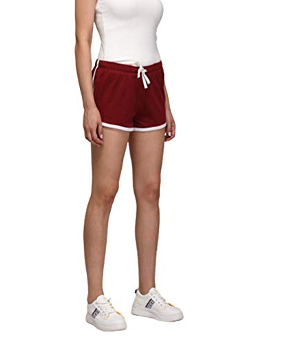 Image of KOTTY Women's Night Shorts(Purple&Maroon,28)