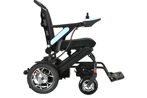 Image of Smart & Lightweight Electric Wheelchair YL2(27kg),Aluminum frame Lithium battery12 AH. 120 Kg load capacity 250 Wt motors