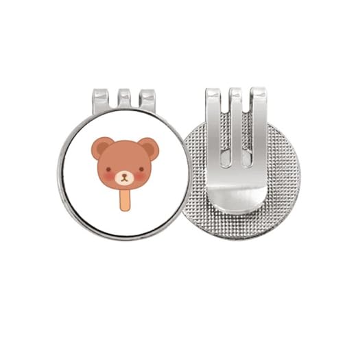 Marqueur de balle de golf cadeau original motif ours émail avec aimant