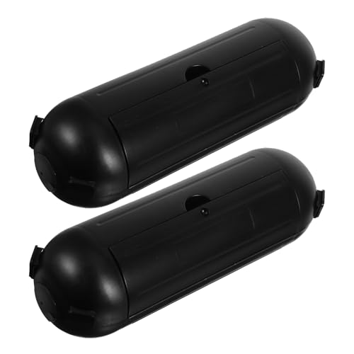 DOITOOL 2 Protectores De Cable De Extensión Para Exteriores Resistentes A La Intemperie De Polipropileno Y Tpr Color Negro