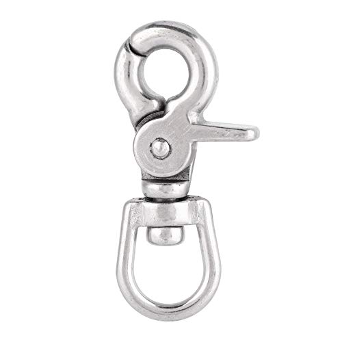 Swivel Eye Bolt Snap Hook, Stainless Steel Marine Boat Trigger Snap Hook Clasp, Houseboat Accessories, 304 Grade for Outdoor and Marine Use (5pcs) (3 * 11 * 65mm 1 one for Sale)