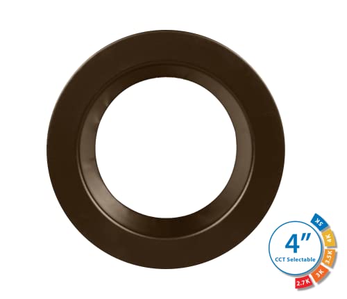 Image of DLR4(v6) 4-inch Oil-Rubbed Bronze Selectable Recessed LED Downlight (DLR4607120SOB)