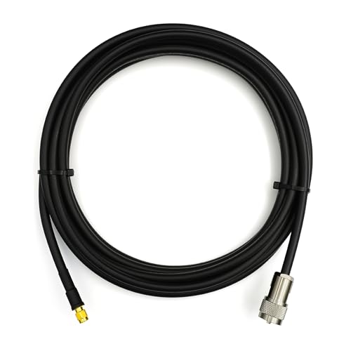 Rallonge HAM cable antenne CB 20m SMA mâle vers PL259 UHF résistant intempéries - 2