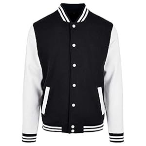 Build Your Brand Men’s Basic College Jacket