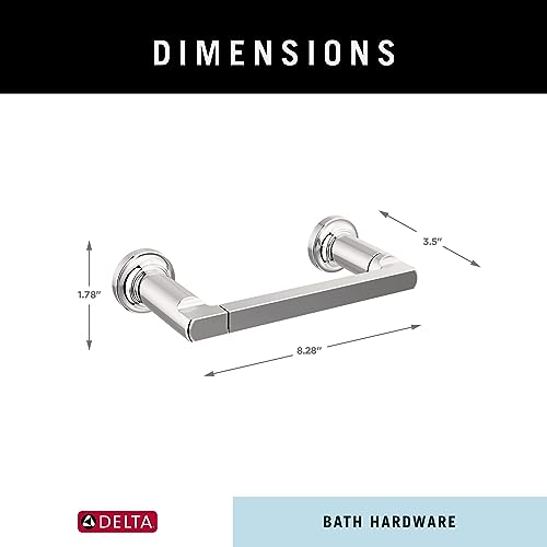 Delta Pivoting Toilet Paper Holder | Polished Chrome | Wall Mount | Tetra Bathroom Accessories - image 6