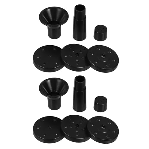 CIYODO 2 Set Irrigatore Per Fontana Da Giardino Attrezzature Per Laghetti Accessorio Per Laghetto Accessori Per Laghetto Fontana a Energia Solare Black Abs
