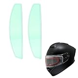 Universal Anti Fog Film for Motorcycle Helmet Visors,Helmet Visor Protector Anti Fog Sticker for Cold Mornings and Rainy Days,(2-Pack)