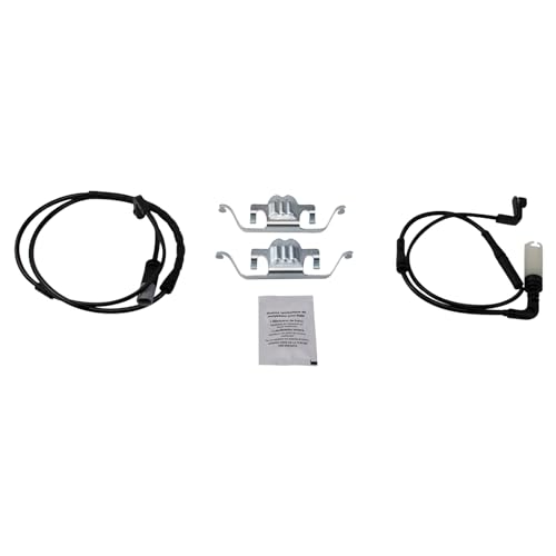 Image of TRQ Rear Brake Pad and Rotor Set Ceramic Compatible with 2009 BMW X6