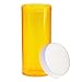 Juvale Pill Bottles with Caps - 50 Pack, 8 Dram, Orange Plastic - Empty Pill Bottles & Vials for Travel & Medical Party Decorations