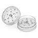 JOY STORE Mini molinillo de plástico para tabaco y especias. Grinder de 30 mm para picar cualquier especia y tabaco. (blanco)