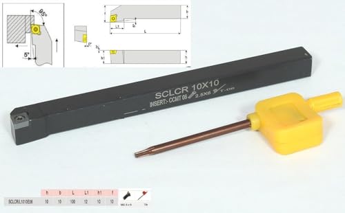 Porta cuchillas para torno SCLCR 10 x 10 mm miniatura 2