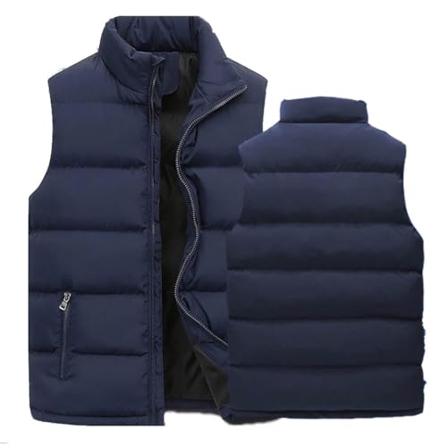 Men's Sleeveless Down Jacket Winter Jacket Warm Solid Color Jacket Goose Feather Jacket Man Jacket Puffer Vest3
