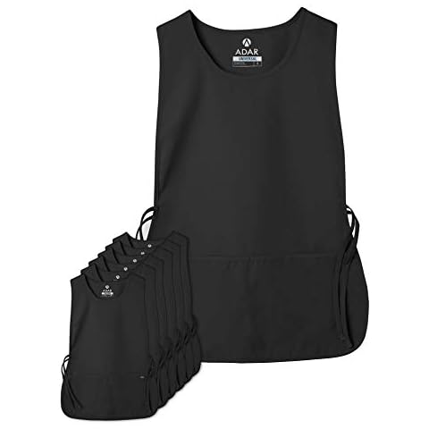Adar Uniforms Universal Unisex Cobbler Apron 6 Pack - 7026 - BLK - R Cover