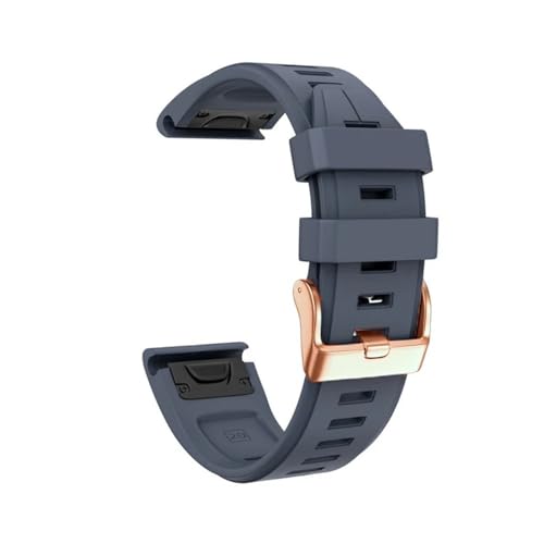 SRMVRNKNNK 20mm�X�g���b�v Fit For Garmin Fit For Fenix 6s Pro 5s Plus �Ή� �E�H�b�`�X�g���b�v �V���R���� �N�C�b�N�����p���X�g�o���h(Navy,20mm D2 Delta S)