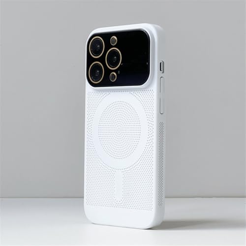 Couverture rigide iPhone 15 Pro Max respirante ultra mince et sûre