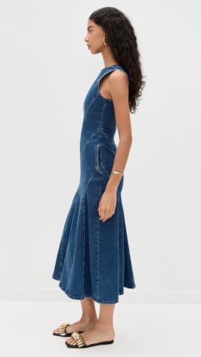 Women's Raven Denim Midi Dress4