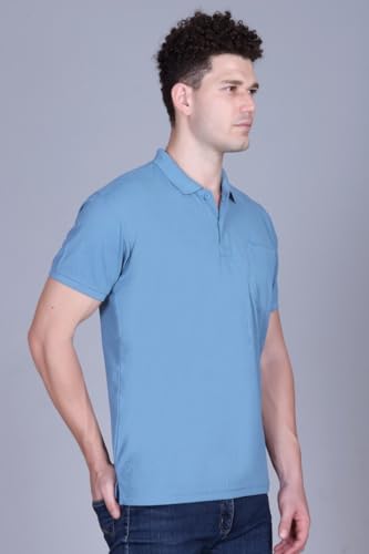 Image of FYLTR Men's Solid Polo | Regular Fit | Casual Polo Shirts for Men