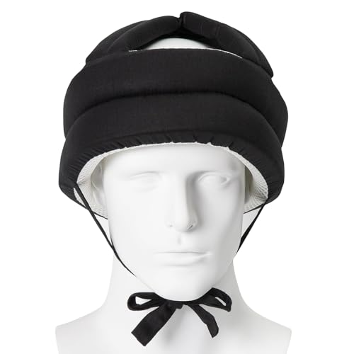 Gorra de protección para la cabeza ajustable y casco blando para mayores 5