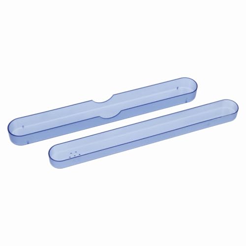 Parsa Beauty Porte Brosse à Dents Bleu – Boite Brosse a dent hygiénique pour Les Voyages – avec Ventilation, Compact et léger pour Les Trousses de...