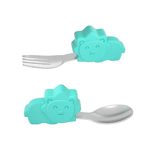 SWOOMEY Cuchara Para Cuchara De Inoxidable Cubierta Infantil Estilo Aleatorio Para Aprendizaje Casa