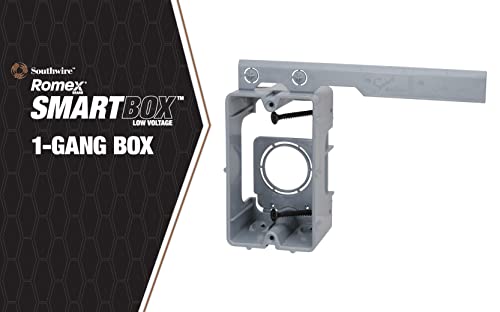 Image of Southwire MSB1G One Gang Device Box with Depth Adjustable, Heavy Duty 42lb