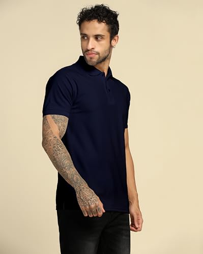 Image of VastraVibes Men's Polo Regular Fit T-Shirt
