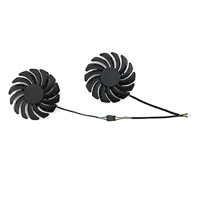 Replacement Graphics Card Cooling Fan PLD09210S12HH for M S I Radeon RX 5700XT 5700 Evoke Repair Part