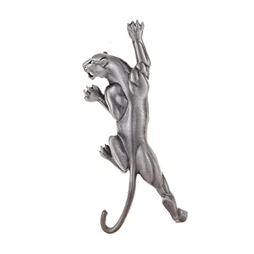 Broches de tigre musclé pour hommes et badges animaux léopard