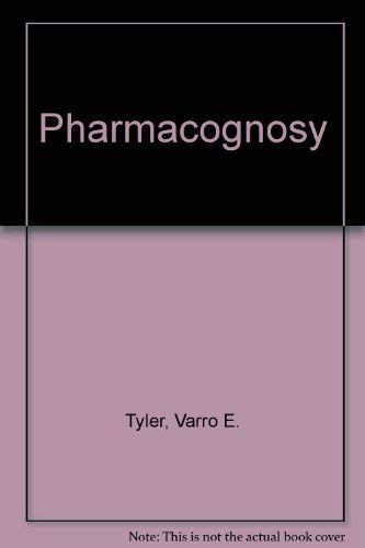 Pharmacognosy 0812107934 Book Cover