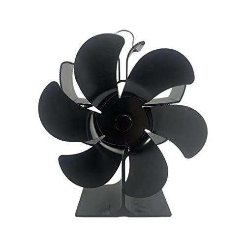 Ronyme Ventilador superior de fogão de 6 lâminas, alimentado por calor, queimador de para distribuiç