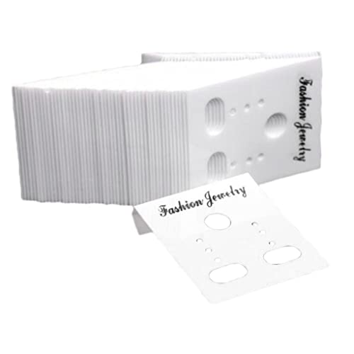 Cartes d'affichage boucle d'oreille solution anti-rayures emballage bijoux blanc 1000pcs