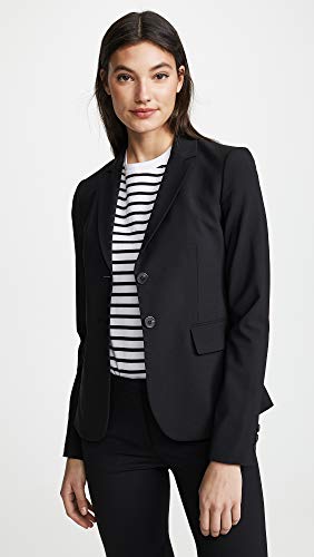 Theory Women's Carissa Blazer, Black, 00 #TOP1