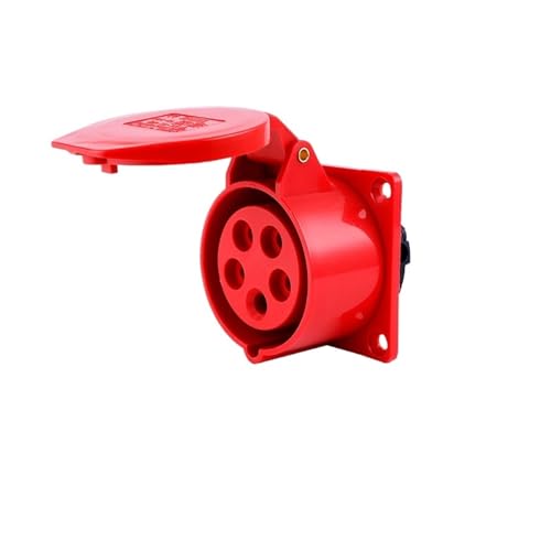 Prise industrielle 5 broches 16A femelle encastrable pour raccordement étanche IP44