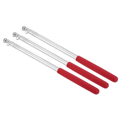 PATIKIL Mastros telescópicos portáteis de 1,6 m, 3 peças retráteis para professores, mastro de bande