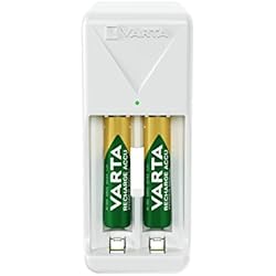 Cargador Energizer Nimh Manual VARTA Mini Charger para 2 Pilas Recargables AA, AAA NiMH (Incl. 2 Pilas AAA 800 mAh), Enchufe UE
