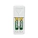 Produktbild Varta Akku Ladegerät, inkl. 2X AAA 800mAh, Batterieladegerät für wiederaufladbare Batterien, lädt 2 AA/AAA gleichzeitig, Mini Charger, weiß