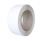 Dalsys Weichsockelleiste selbstklebend Weiß 5m, Klebeleiste, Abschlussleiste für Fugen in Wohnbereich, Küche, Bad, aus PVC Kunststoff