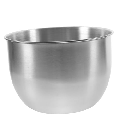 Mobestech ステンレス製深型ミキシングボウル 家用耐久性調理器具 サラダ パスタ 製菓対応 素材料理補助器具