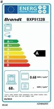 Brandt BXP5132B Energy Label