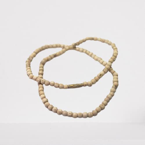 Image of ISKCON VRINDAVAN Original Tulsi Kanthi Mala - Unisex Adult Jaap Chanting Mala from Vrindavan Dham