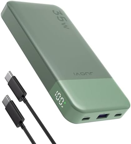 JUOVI Power Bank 20000mAh 35W - Schnelllade Akku Für IPhone, Tablet, Switch